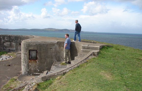 Lenan Fort looks over Lough Swilly