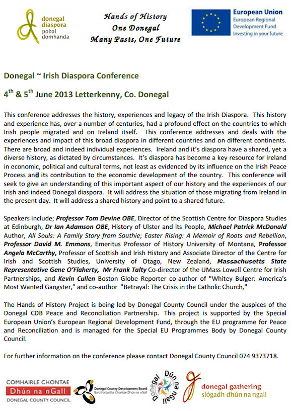 Irish Diaspora Conference